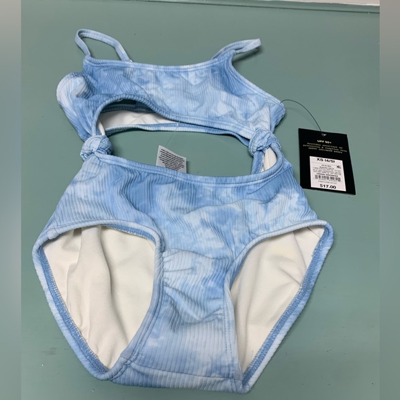 art class Other - Art Class Sky Blue One Piece Swim suit w/ open mid section Size 4/5 NEW